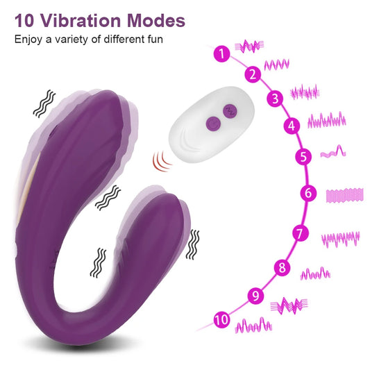 Remote G-Spot & Clitoral Vibrator Panty for Women