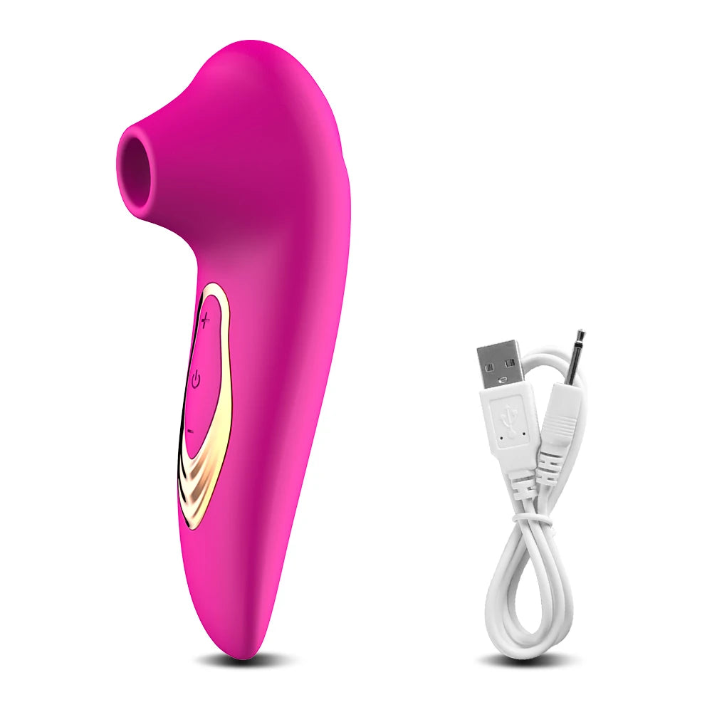 Clitoral Suction Vibrator with Nipple Stimulator for Women