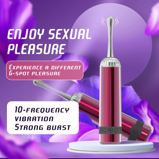 Powerful Mini Clitoral Vaginal Nipple Vibrator for Women