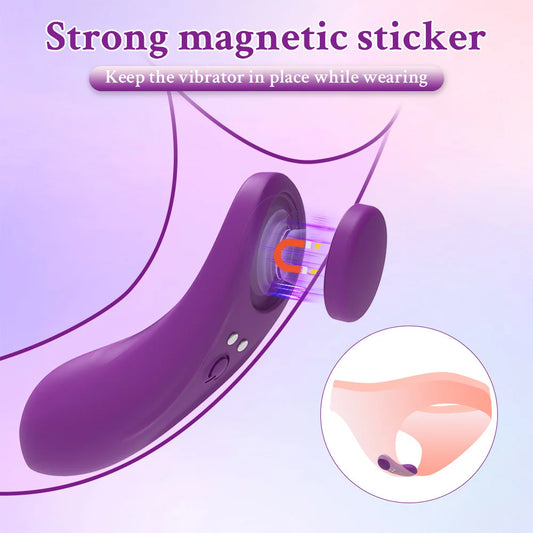 APP-Controlled Magnetic Clit Stimulator Panty for Women