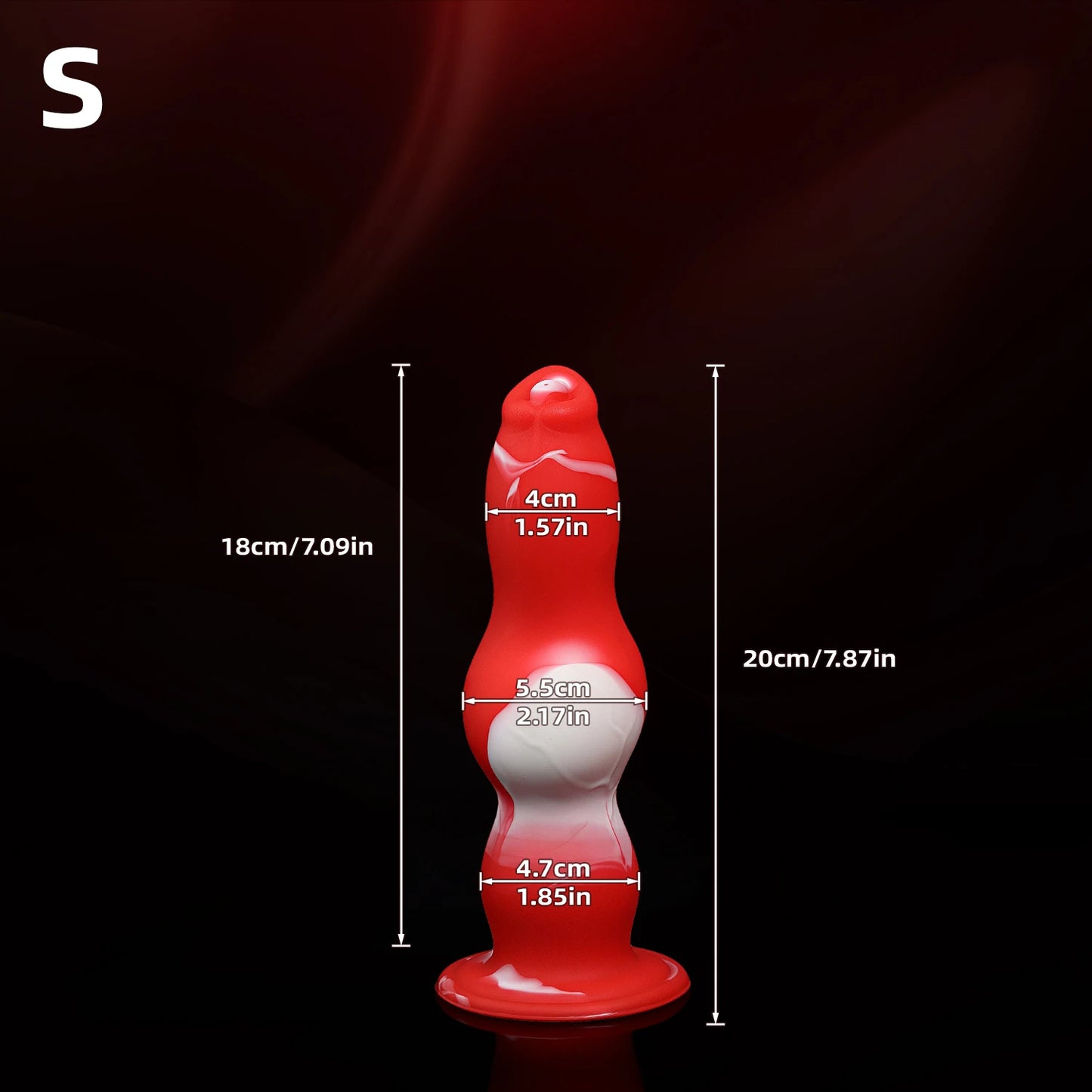 Dog Monster Dildo Anal Plug - Soft Silicone Animal Toy