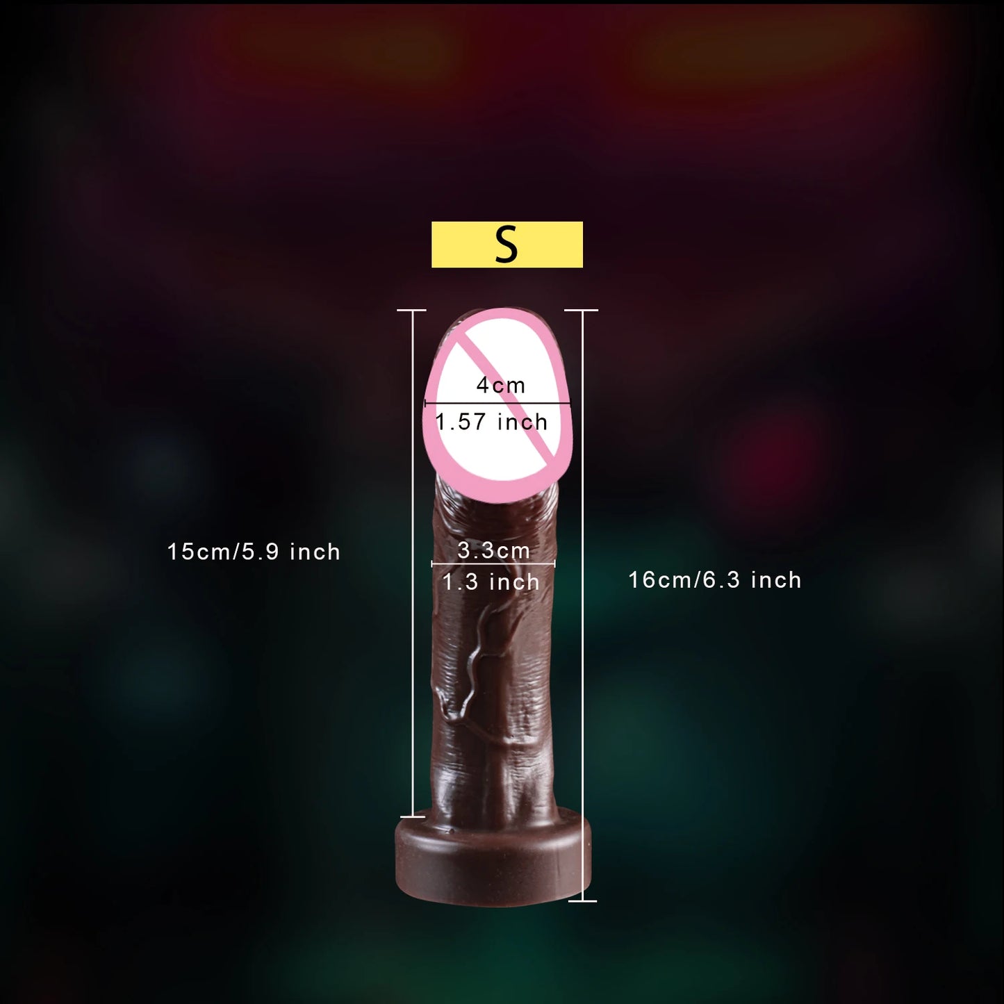 Skin-Feel Realistic Dildo with Suction Cup