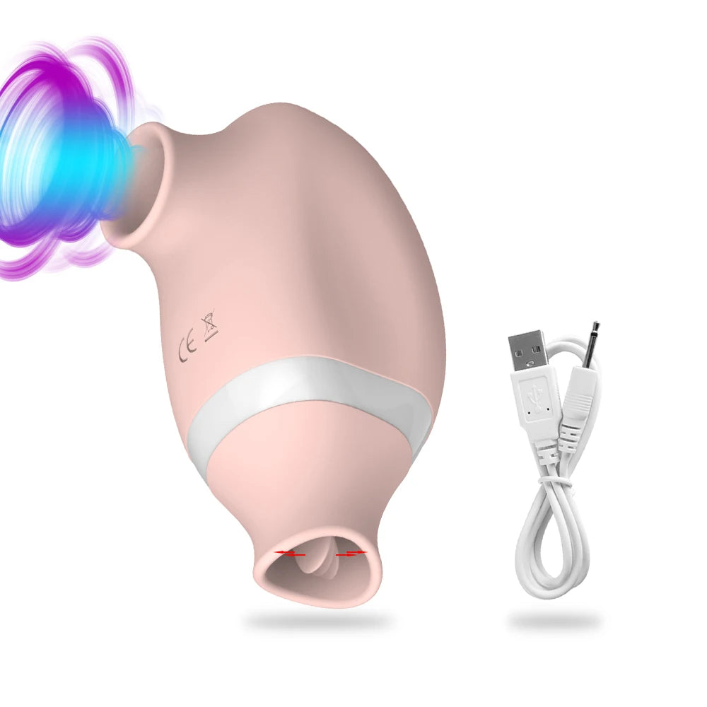 SparkleMini Air-Pulse Sucking Vibrator | Portable Clitoral Stimulator & Nipple Massager | Waterproof Self-Care Toy