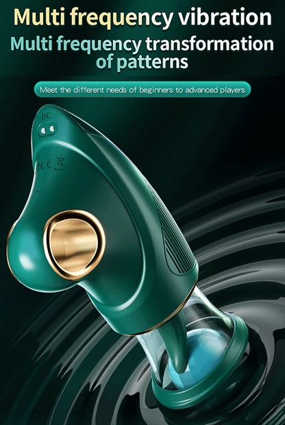 Detailed animation of SparkleRose's vacuum pulse technology, creating deep, rhythmic sucking motions for an incredibly lifelike and intense clitoral experience.