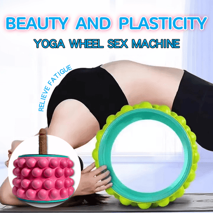 Yoga Wheel Relaxer with Simulated Massage
