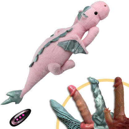 Thrusting & Licking Sex Machine with Remote Control