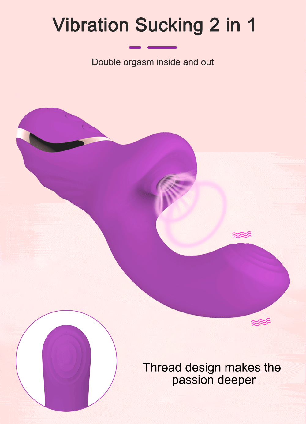 20-Mode Clitoral Sucking Vibrator with Vacuum Stimulator
