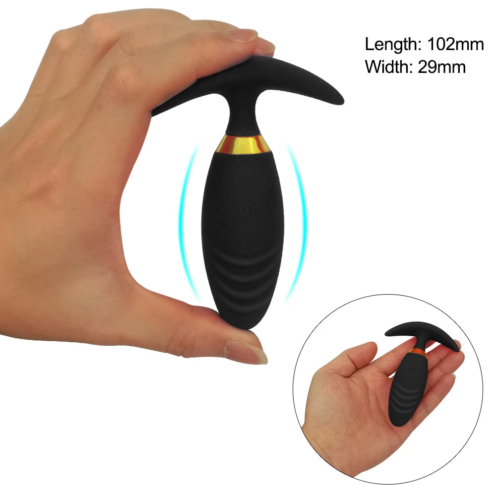 Wireless Remote Control Anal Plug Vibrator