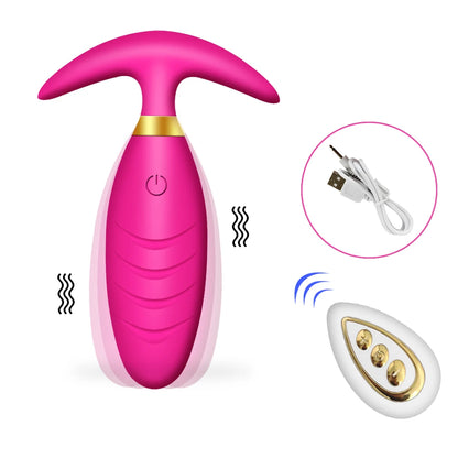 Wireless Remote Control Anal Plug Vibrator