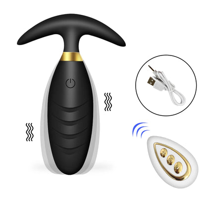 Wireless Remote Control Anal Plug Vibrator