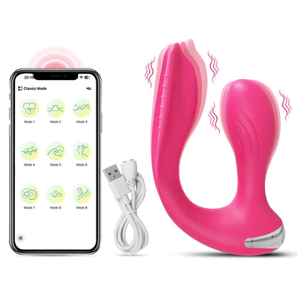APP-Controlled Dual-Ended Panty Vibrator for Clit & Anal