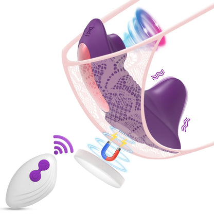 Remote Control Clit Sucker Panty with Magnetic Seal