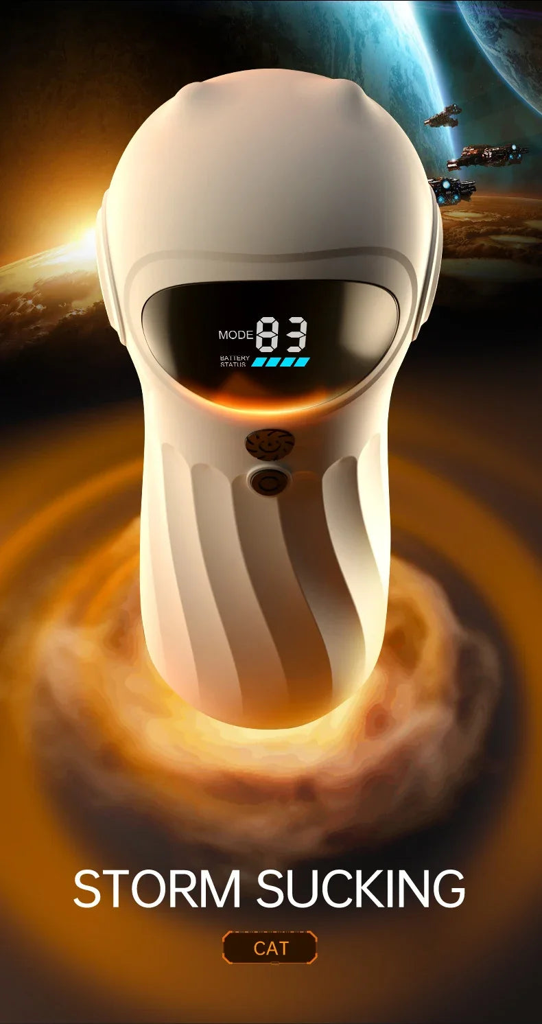 Automatic Sucker Male Masturbator with 9 Vibration & 4 Suction Modes