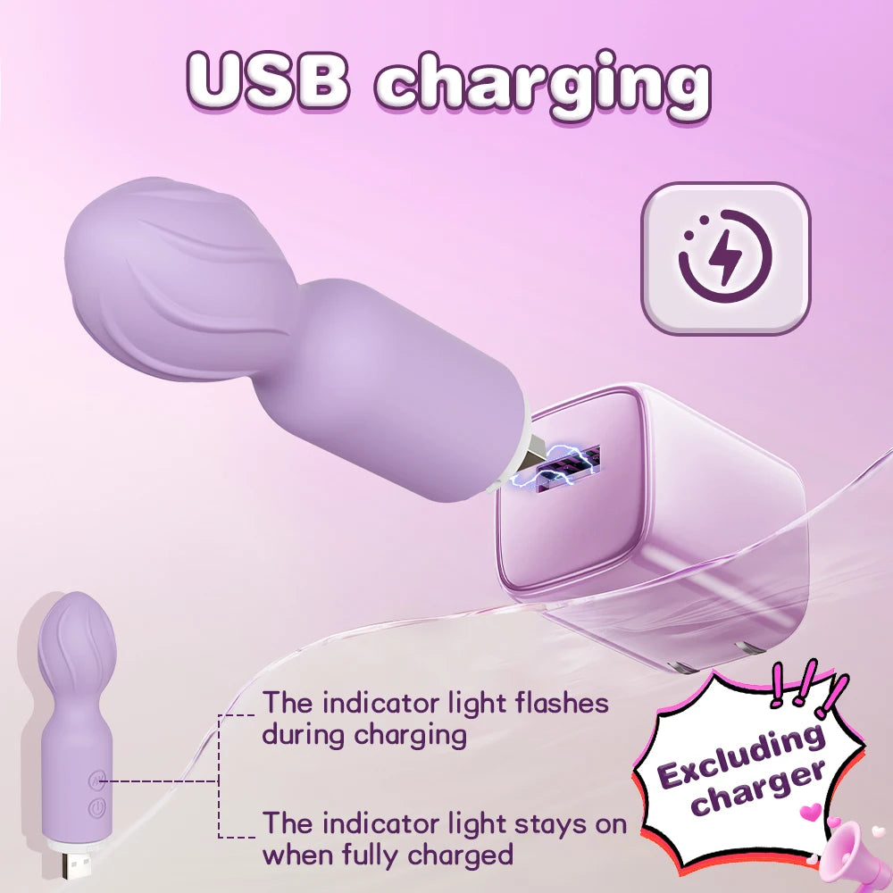 Mini Wand for Clitoral and Nipple Stimulation