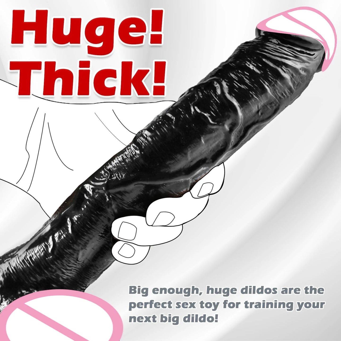 Realistic G-Spot Dildo with Suction Cup