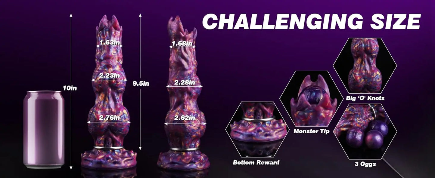 Inflatable Ovipositor Dildo - Egg-Laying Fantasy Toy for Vaginal & Anal Play