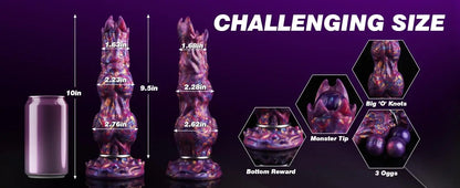 Inflatable Ovipositor Dildo - Egg-Laying Fantasy Toy for Vaginal & Anal Play