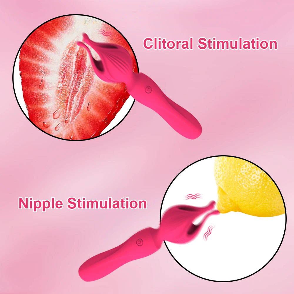 Wiggle Motion Vibrator for Clitoral & Nipple Stimulation