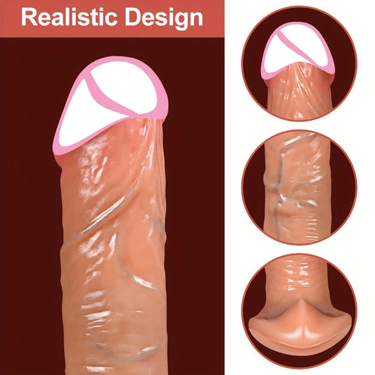 Wearable G-Spot Vibrating Dildo with Butt Plug