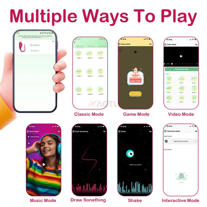 APP-Controlled Wearable Panty Vibrator for Couples Interaction