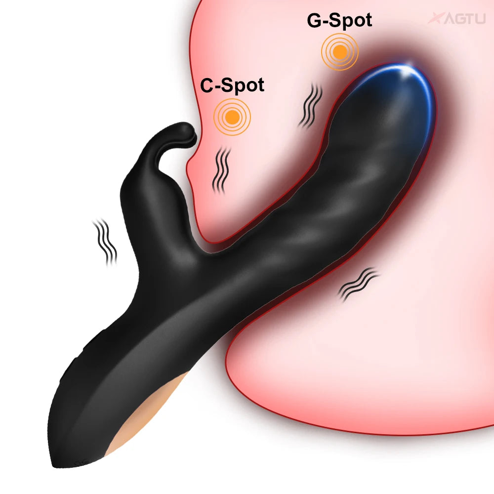 10-Speed Rabbit Vibrator: G-Spot & Clitoris Stimulator