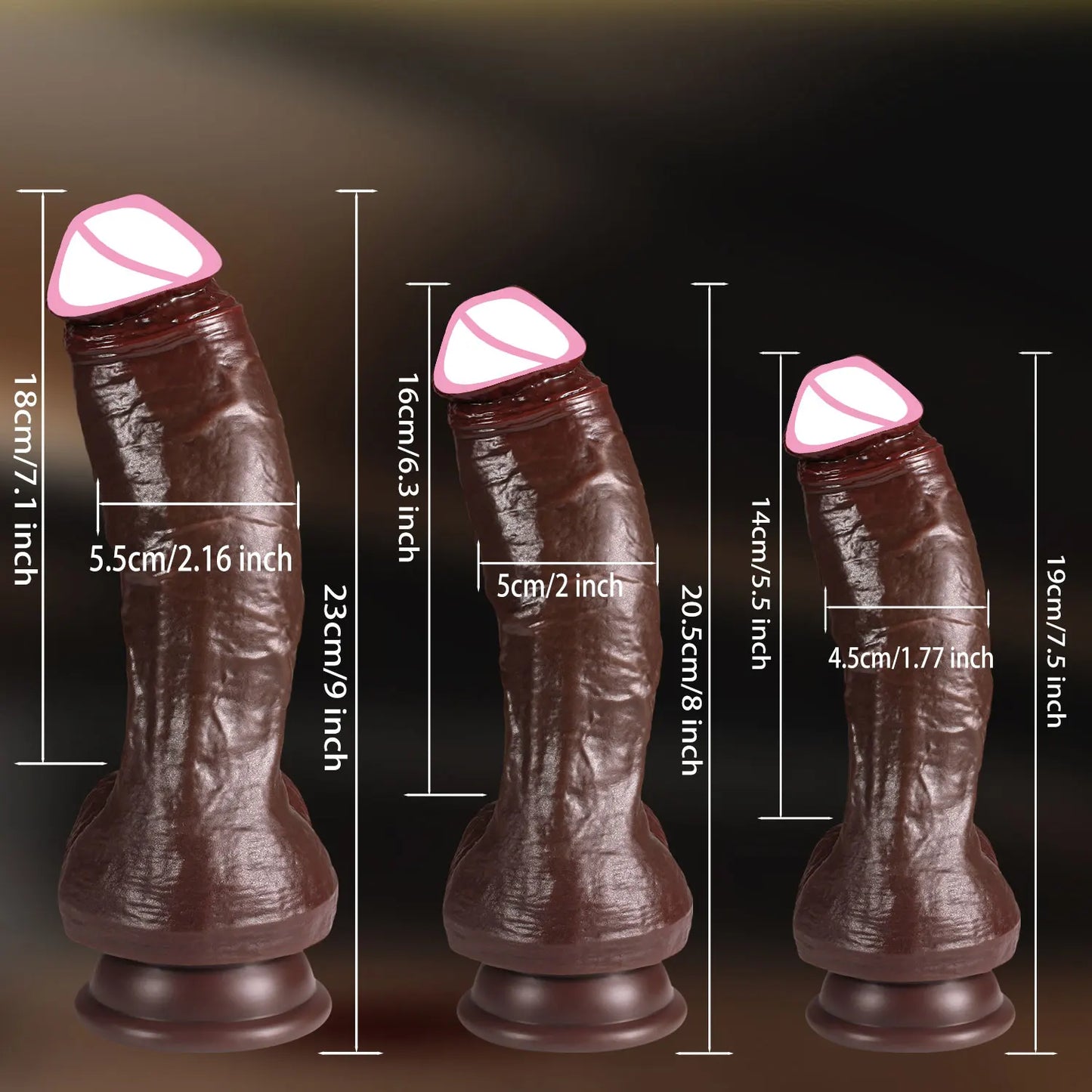 Huge Realistic Dildo for Double Penetration