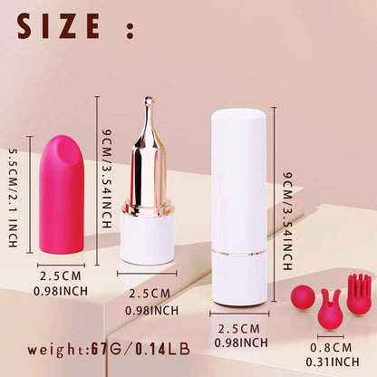 Lipstick Mini Bullet Vibrator for Clit and Nipple Stimulation