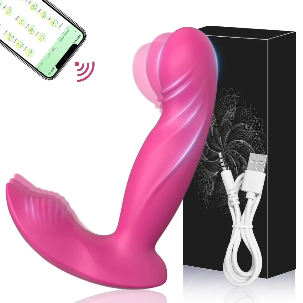 APP Panty Vibrator with Wiggle G-Spot & Clit Stimulation