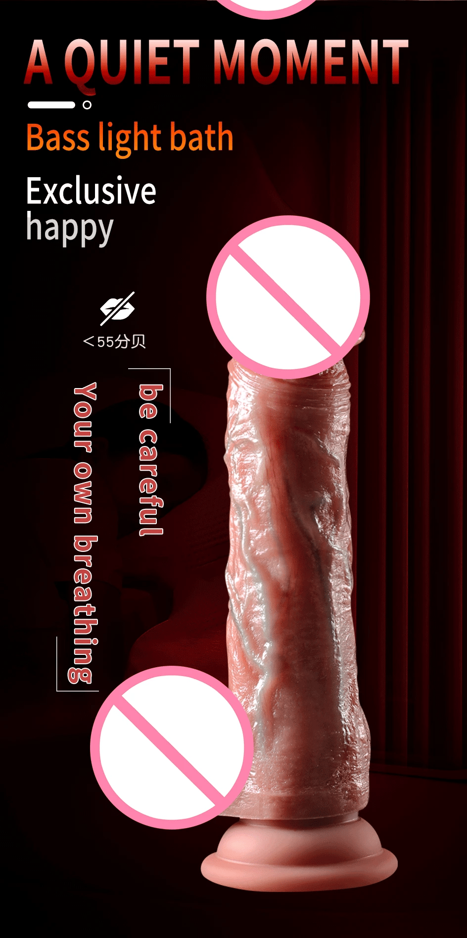 Heating Realistic Dildo with Remote Control