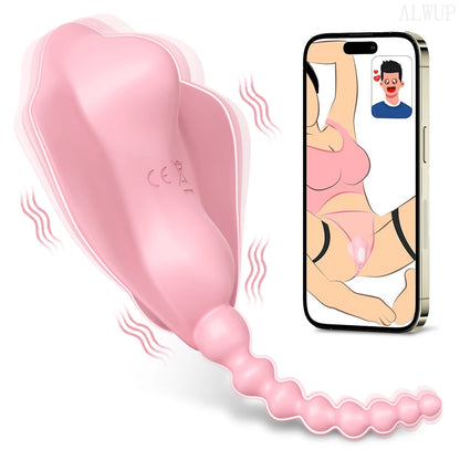 APP-Controlled Wearable Panty for Clitoral & Anal Stimulation