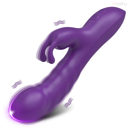 Dildo Vibrator with 3 Thrusting & 10 Vibration Patterns