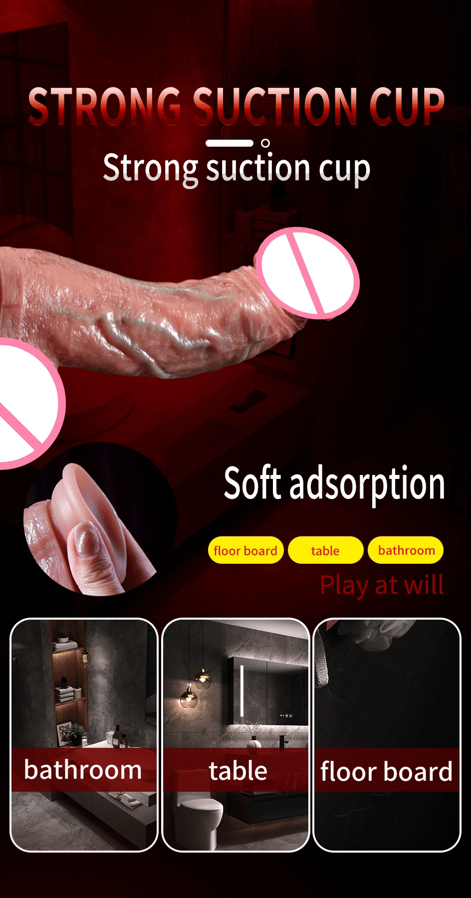 Heating Realistic Dildo with Remote Control