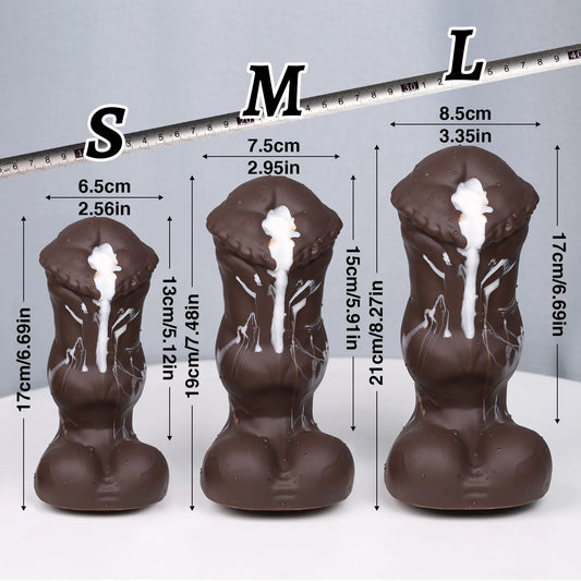 Dog Monster Dildo - Anal Plug for Beginners & Couples Stimulation