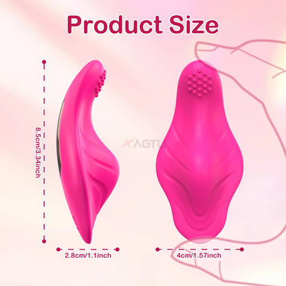 APP-Controlled Clit & Nipple Panty Vibrator for Couples