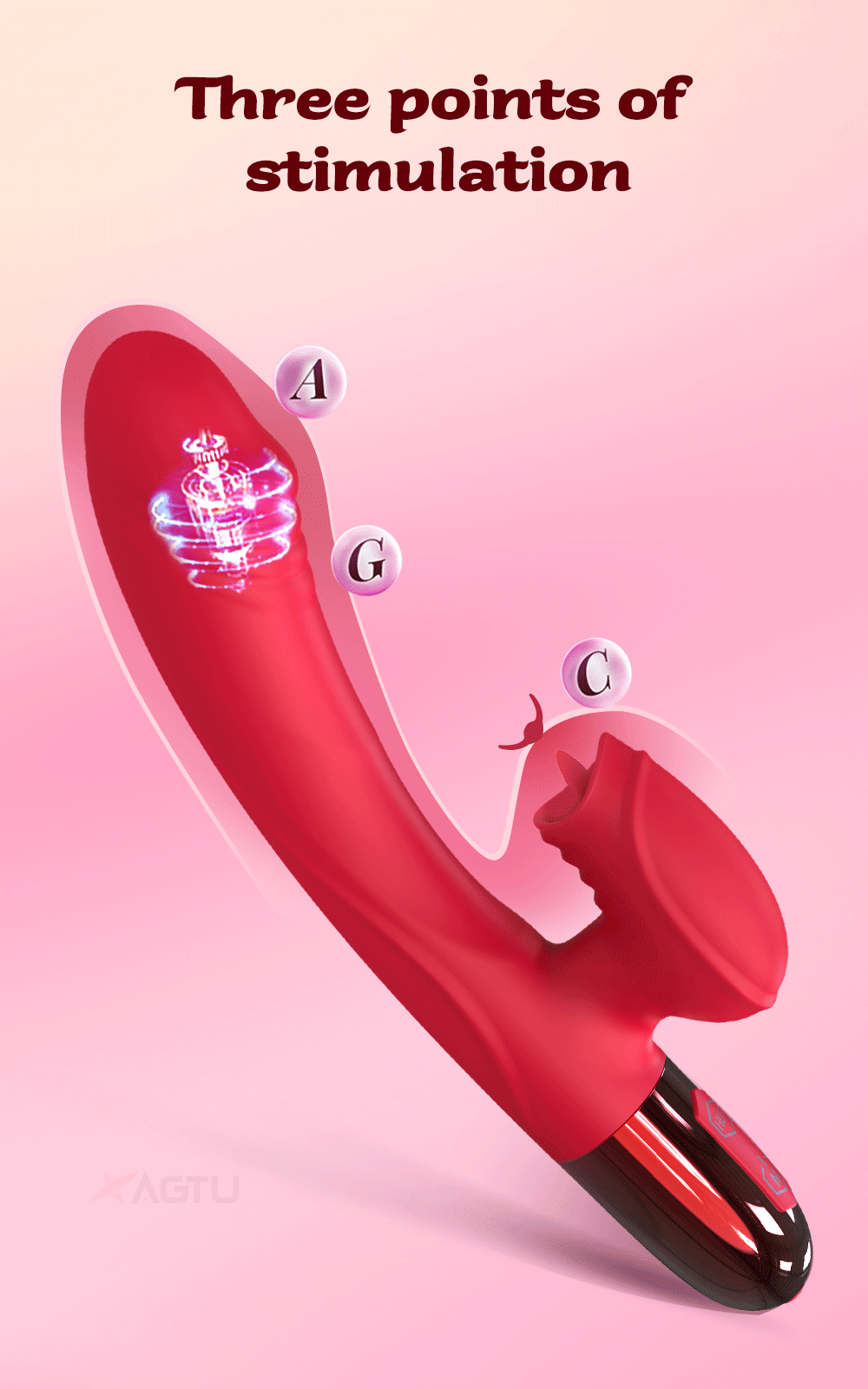 Heating Rabbit Vibrator for Women with G-Spot & Clitoral Stimulation