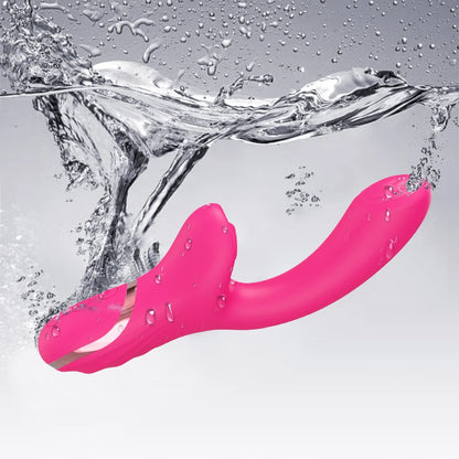 Dual Action Vibrator: Clit Sucker & Vaginal G-Spot Stimulator