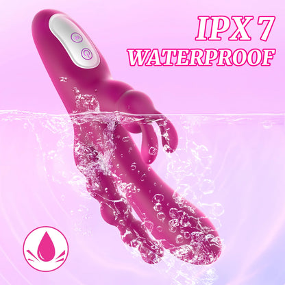 3-in-1 Rabbit Vibrator for G-Spot and Anal Pleasure