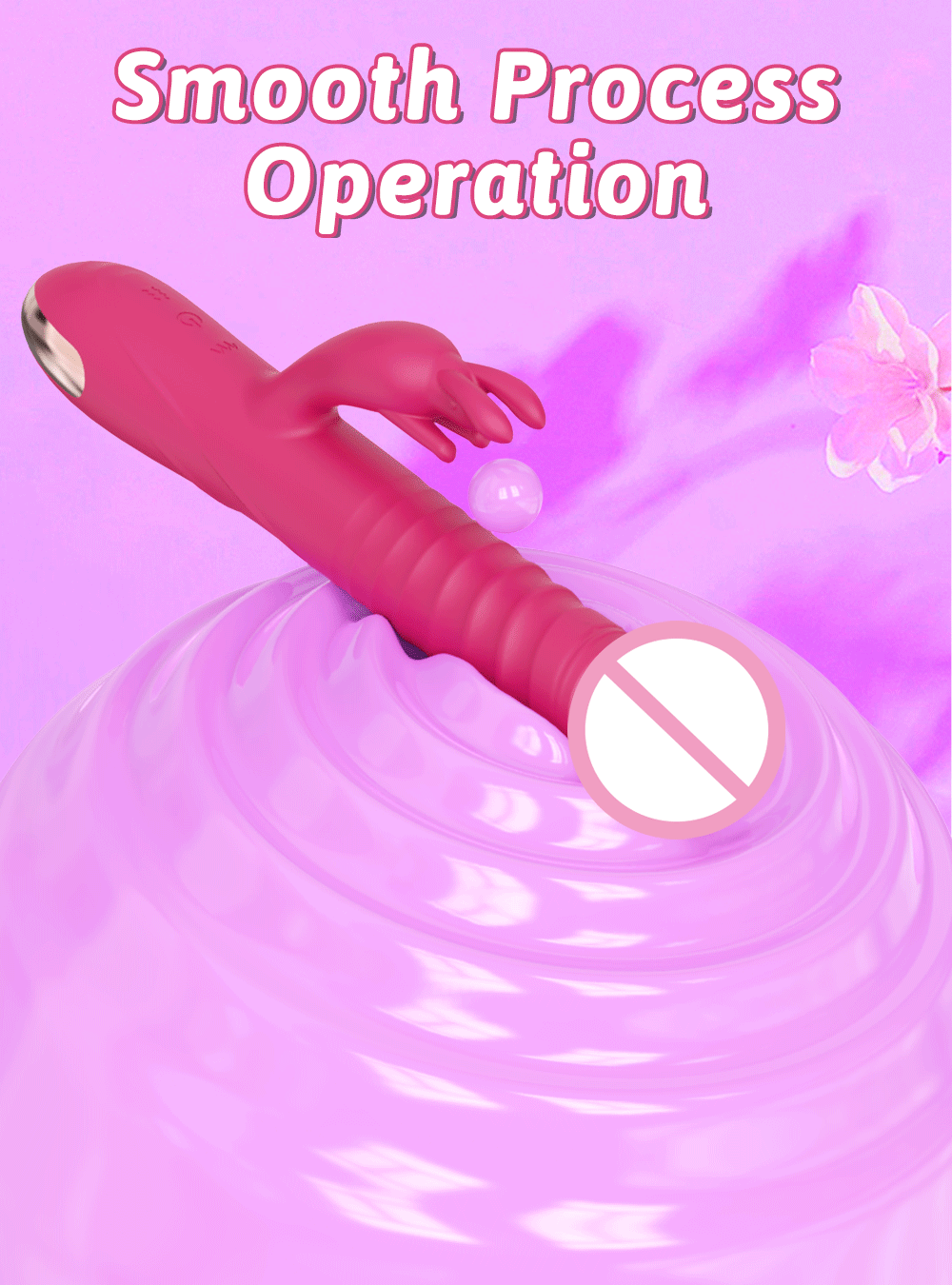 Dildo Vibrator with 3 Thrusting & 10 Vibration Patterns