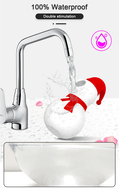 Clit Sucker Vibrator for Women with Nipple Stimulator & Suction