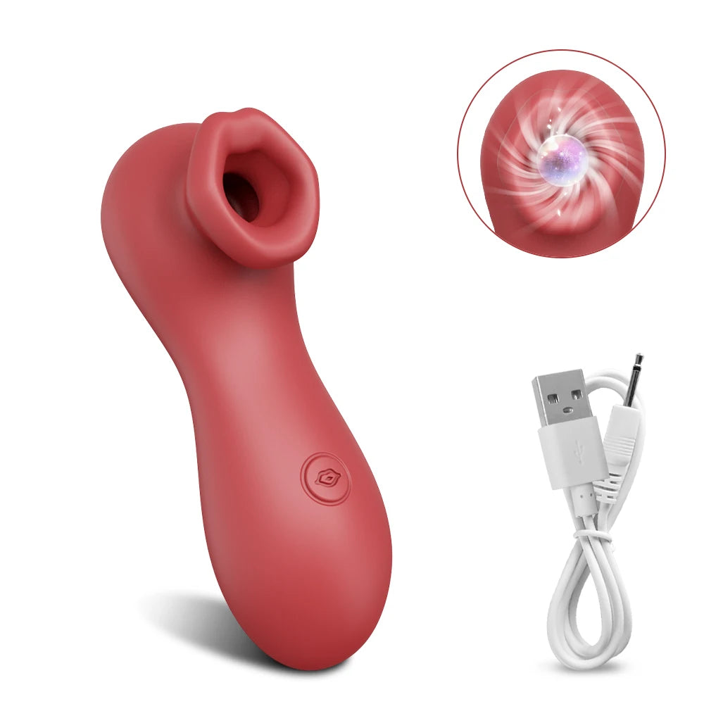 Clitoral Suction Vibrator with Nipple Stimulator for Women
