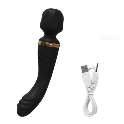 2-in-1 AV Wand for Nipple G-Spot & Clitoral Stimulation