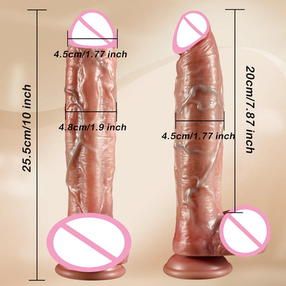 Super Realistic Thick Dildo with Strong Suction Cup