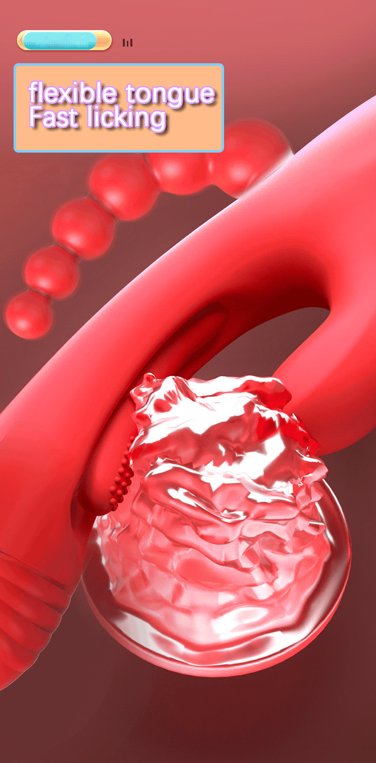 Tapping Flapping Rabbit Vibrator with G-Spot & Anal Stimulation