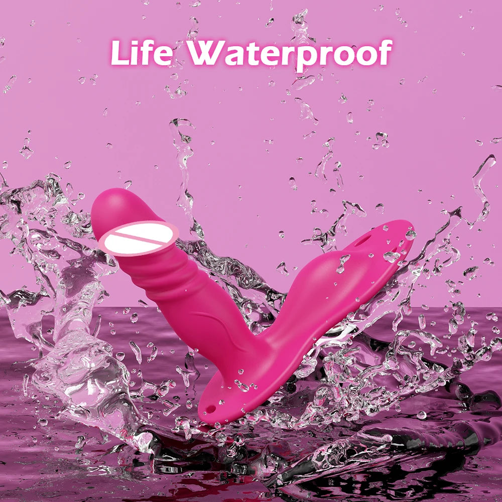 APP-Controlled Grinding Strap-On for G-Spot & Clit