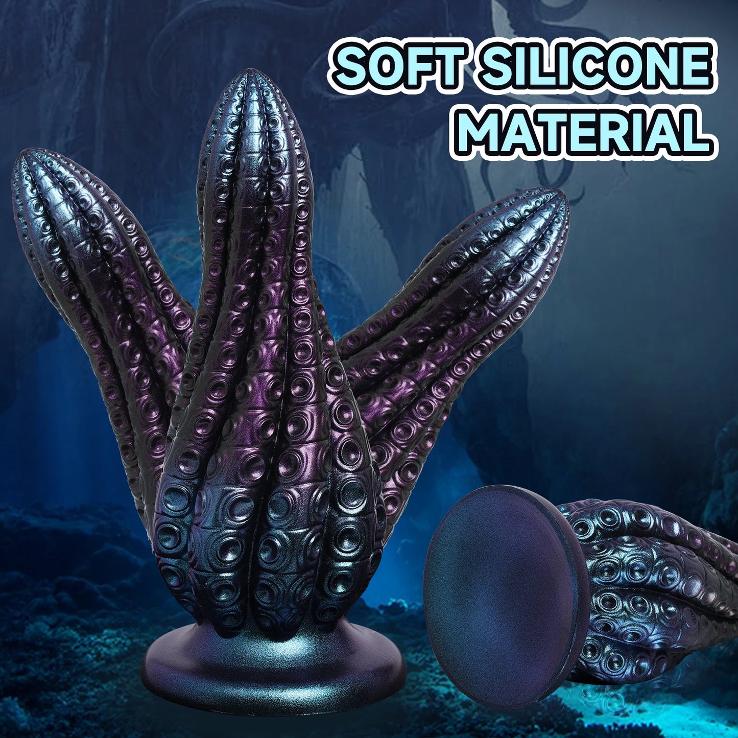 Octopus Tentacle Butt Plug - Dual Vaginal & Anal Dilator