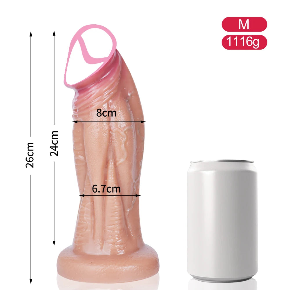 Huge Realistic Dildo for Double Penetration