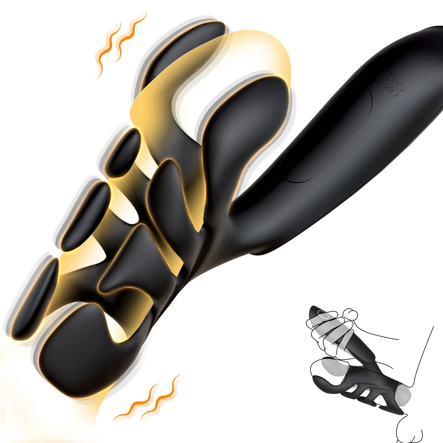 Penis Trainer & Delay Masturbator: Glans Stimulator for Endurance Control