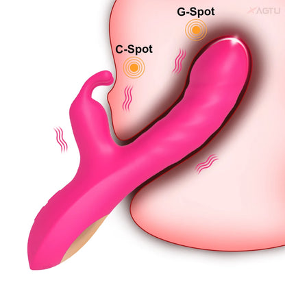 Dildo Vibrator with 3 Thrusting & 10 Vibration Patterns