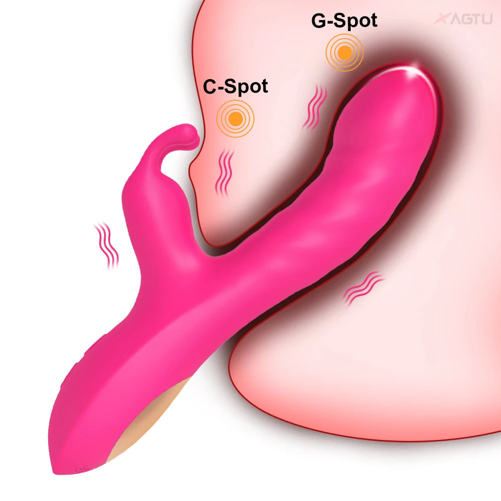 Powerful 2-in-1 Rabbit Vibrator for Clit and G-Spot