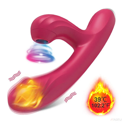 Powerful Rabbit Vibrator: Dual G-Spot & Clitoral Dildo